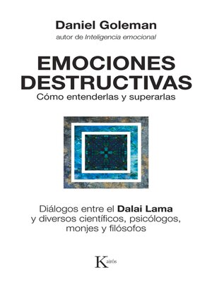 cover image of Emociones destructivas